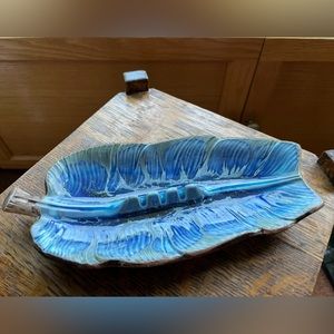 Vintage Treasure Craft leaf ashtray